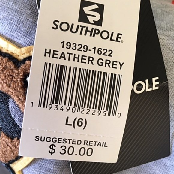 Southpole Sweatshirt Gray Size 6 NWT - Picture 6 of 6